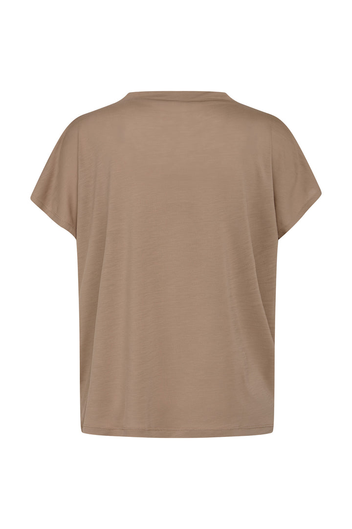 Bruuns Bazaar Women KatkaBBGinna blouse T-shirts Roasted Grey Khaki