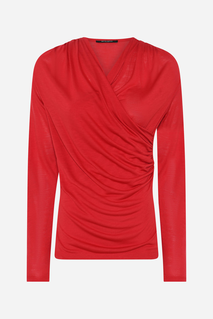 Bruuns Bazaar Women KatkaBBSynvia blouse T-shirts True Red