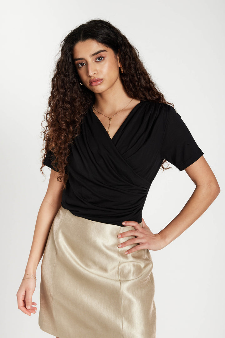 Bruuns Bazaar Women KatkaBBSynvita top T-shirts Black