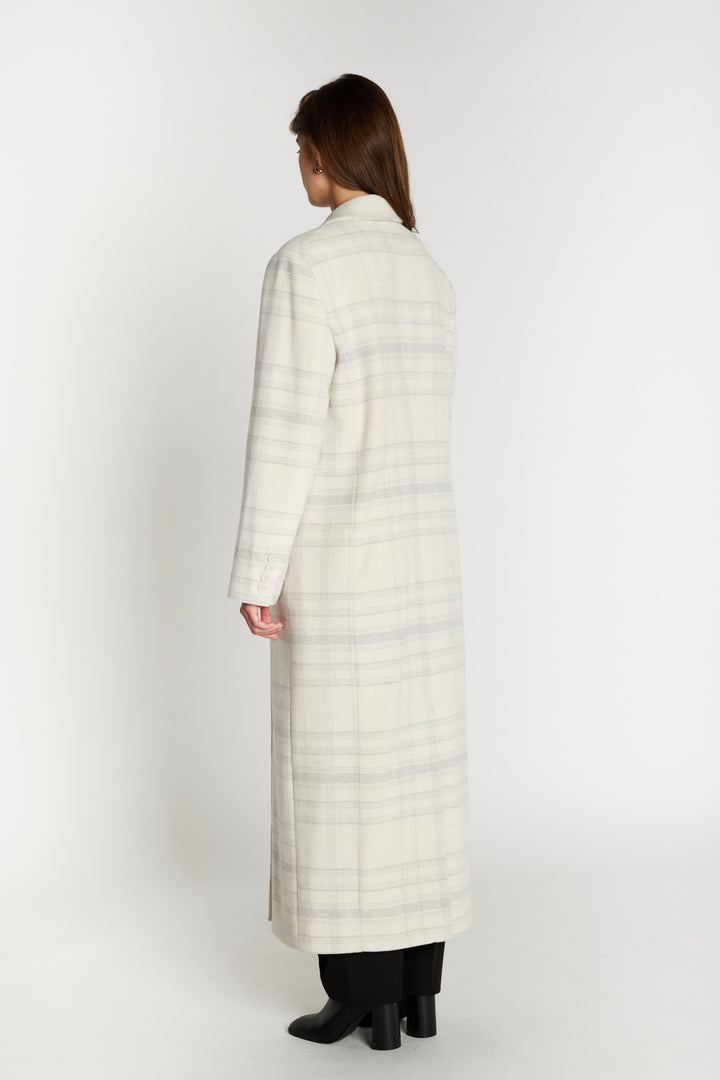 Bruuns Bazaar Women KentioBBAbellas coat Outerwear Beige check