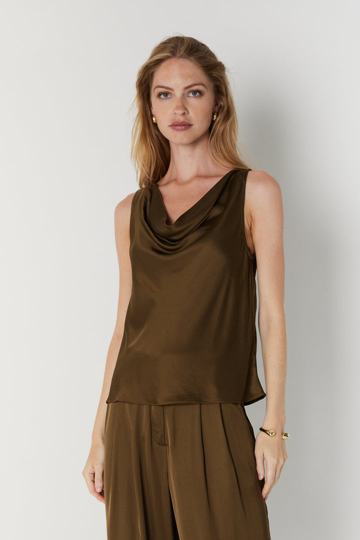 Bruuns Bazaar Women KorthalsiaBBCowl top Blouse Beech
