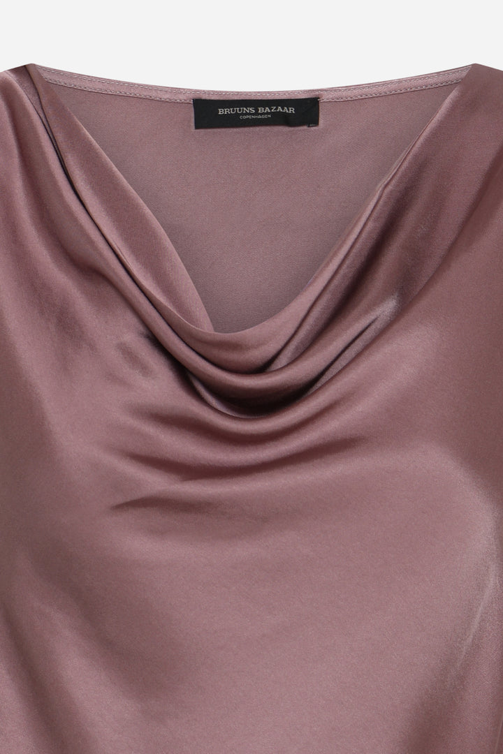 Bruuns Bazaar Women KorthalsiaBBCowl top Blouse Twilligth Mauve