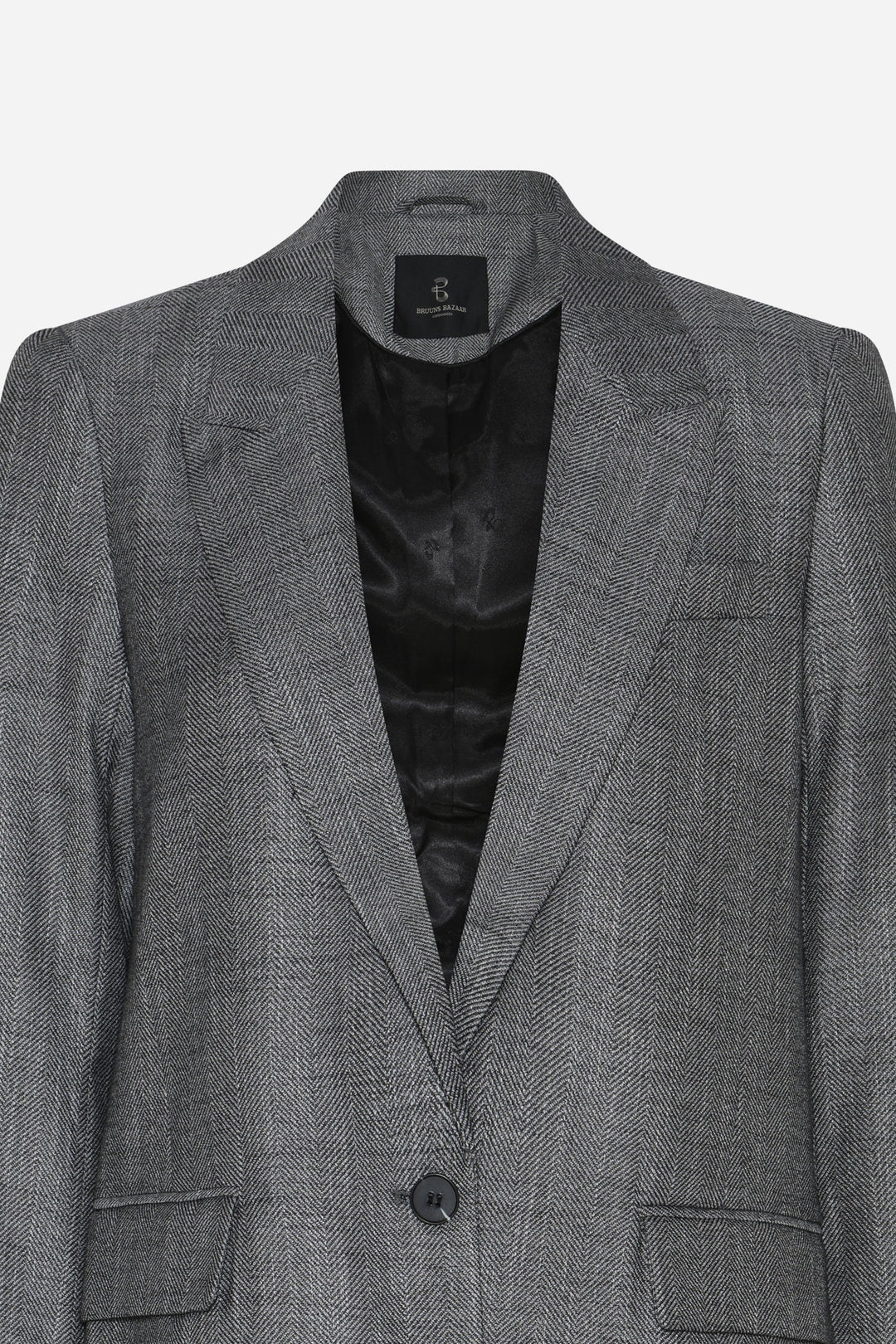 Bruuns Bazaar Women KuraBBFrida blazer Blazer Grey Herringbone