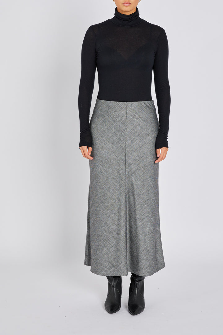 Bruuns Bazaar Women KuraBBJoan skirt Skirt Grey Herringbone
