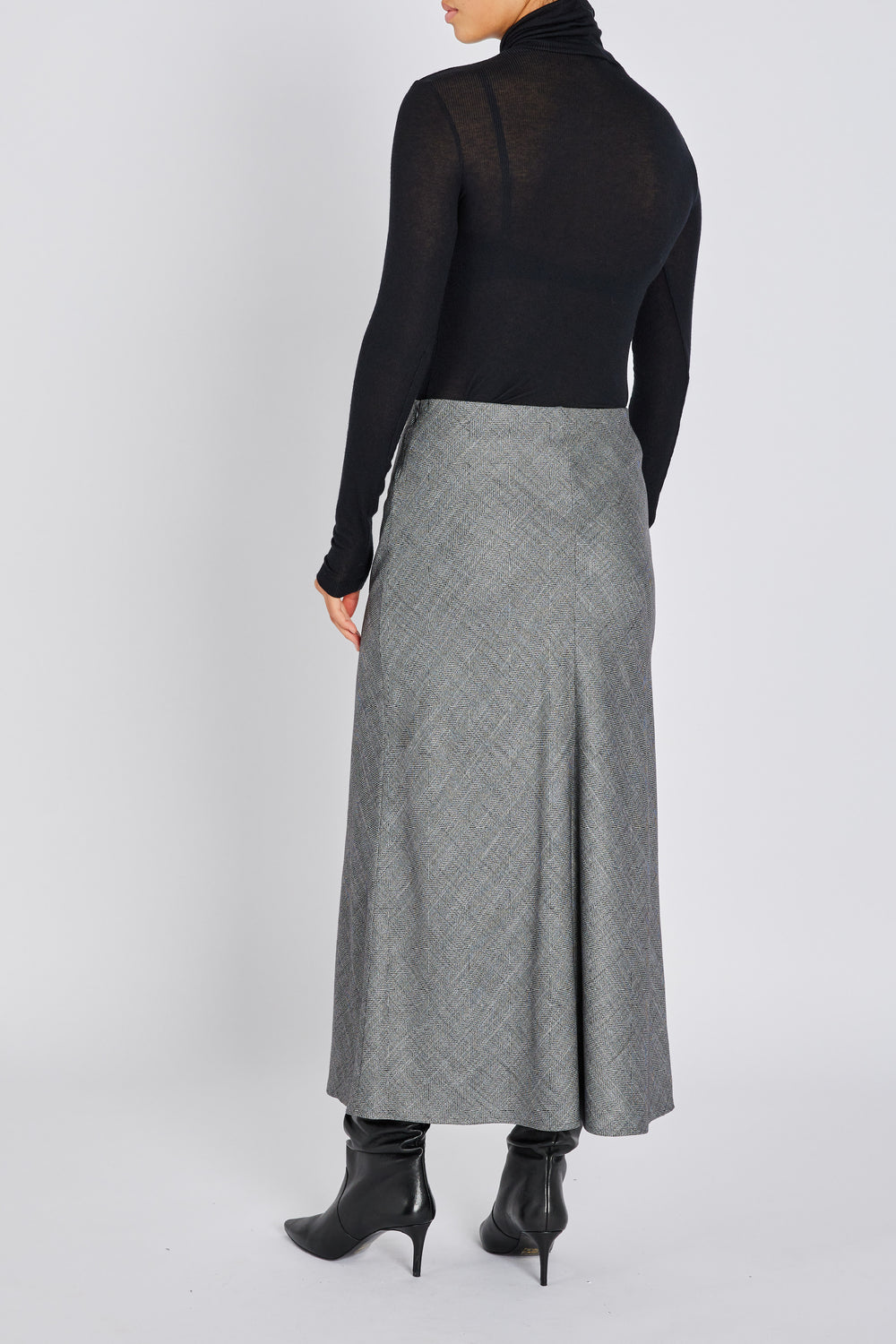Bruuns Bazaar Women KuraBBJoan skirt Skirt Grey Herringbone