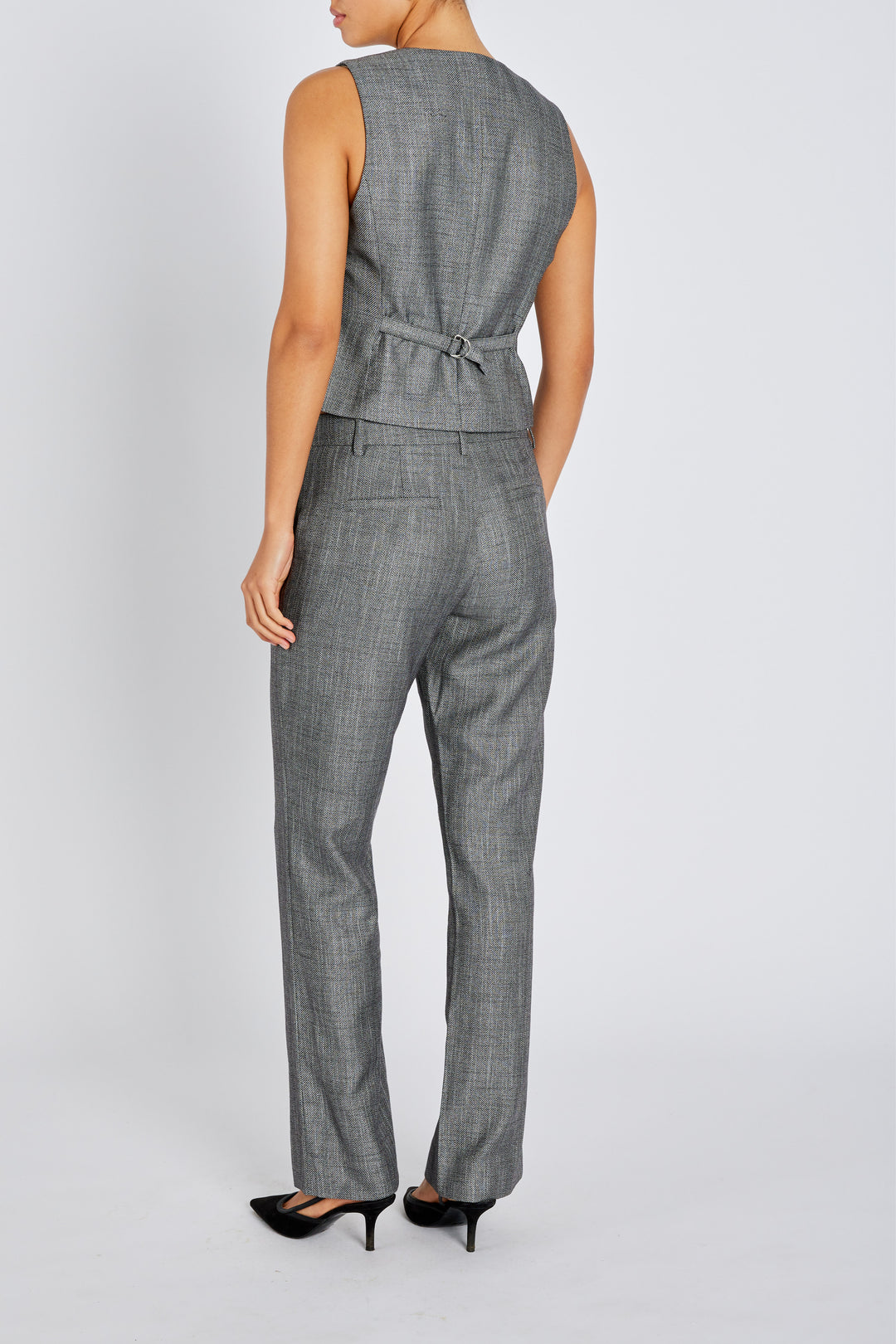 Bruuns Bazaar Women KuraBBVilda pants Pants Grey Herringbone