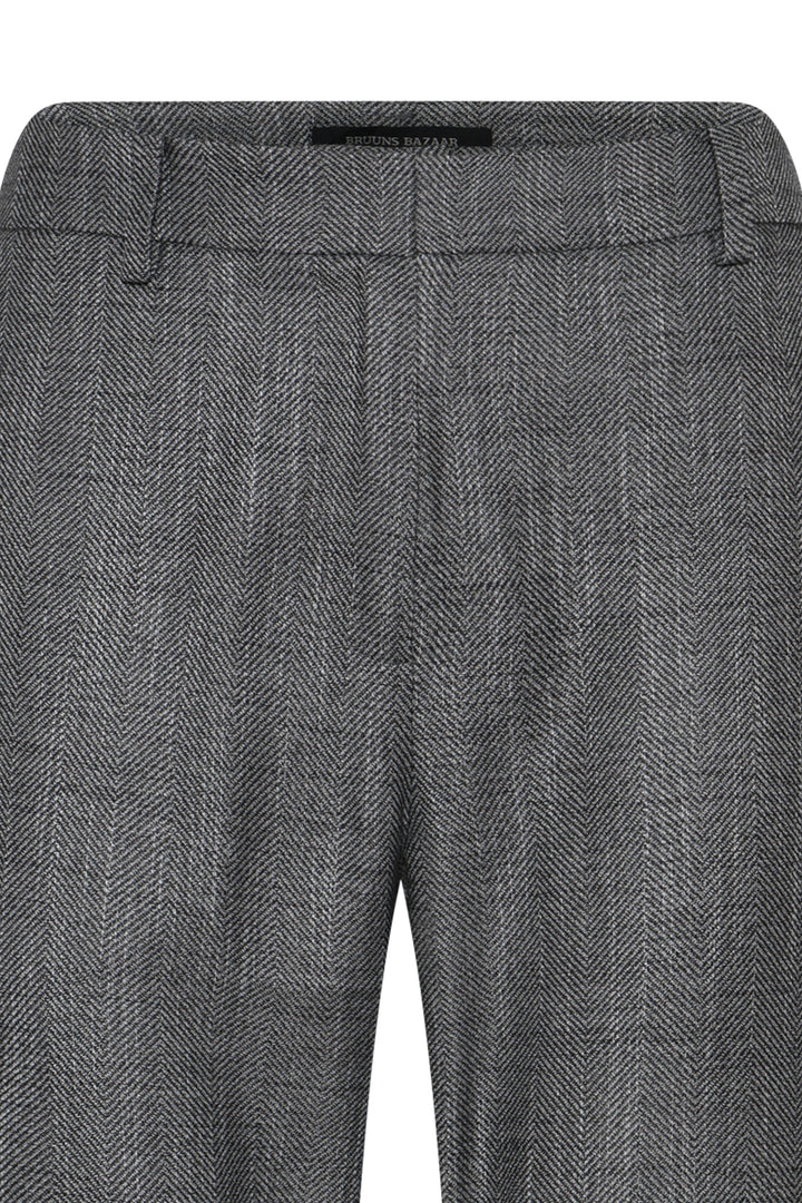 Bruuns Bazaar Women KuraBBVilda pants Pants Grey Herringbone