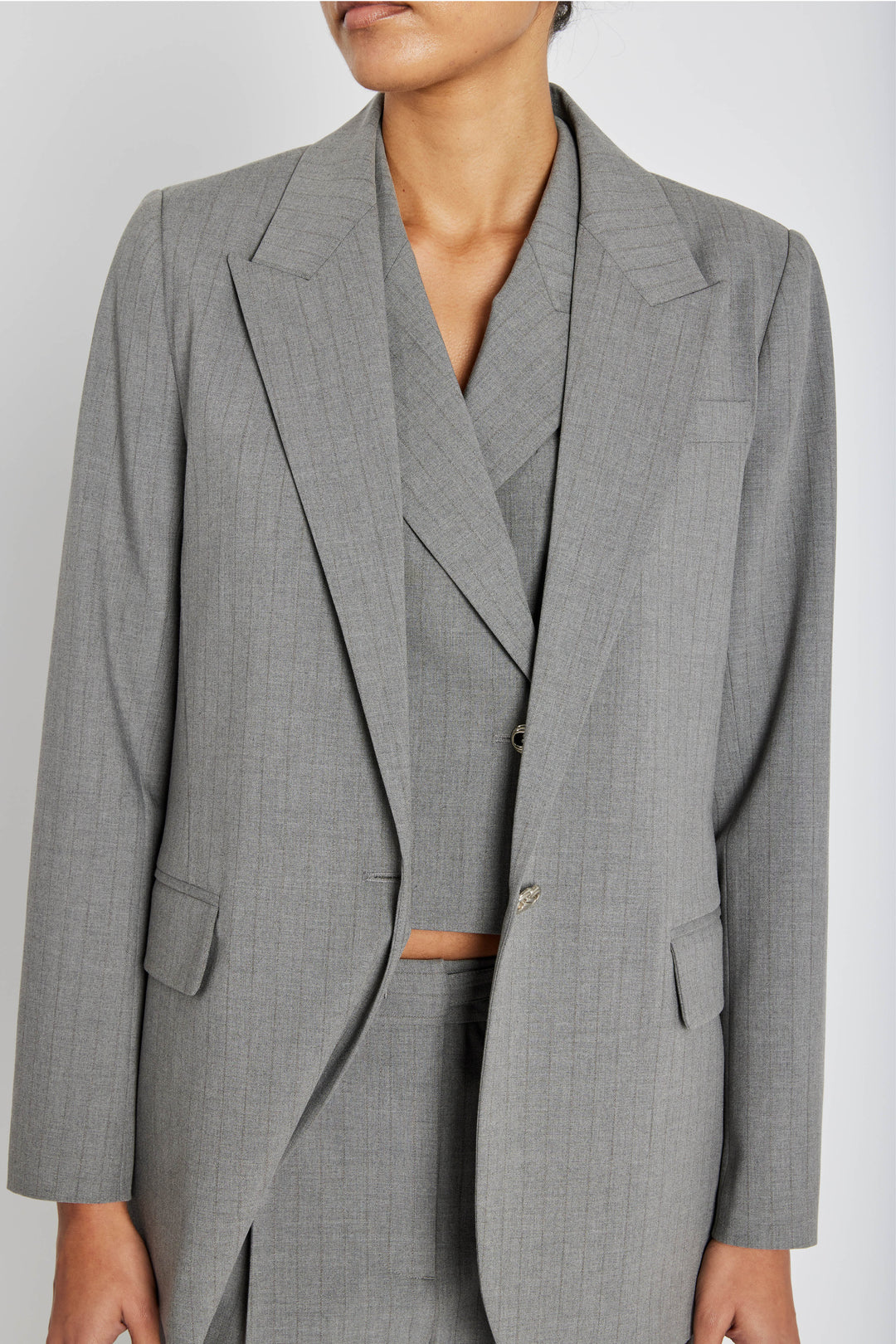 Bruuns Bazaar Women LataniaBBFrida blazer Blazer Grey