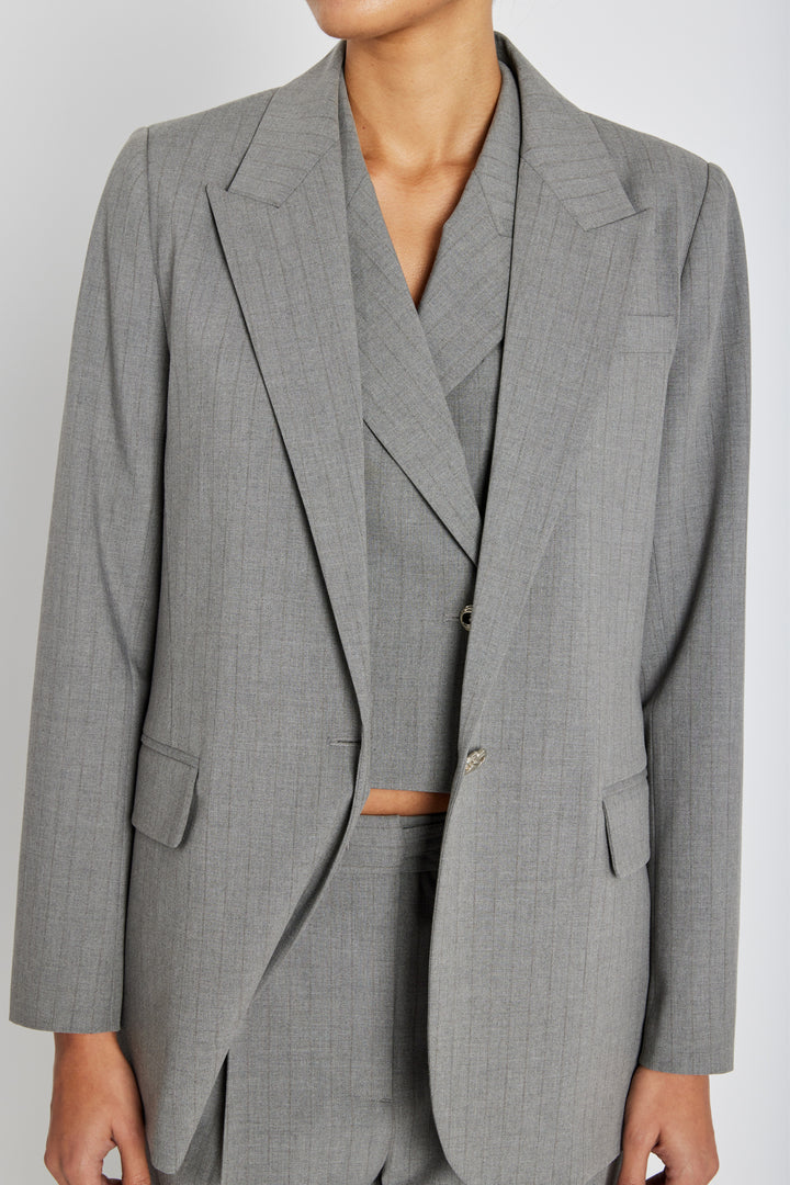 Bruuns Bazaar Women LataniaBBFrida blazer Blazer Grey