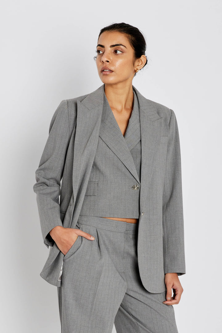 Bruuns Bazaar Women LataniaBBFrida blazer Blazer Grey