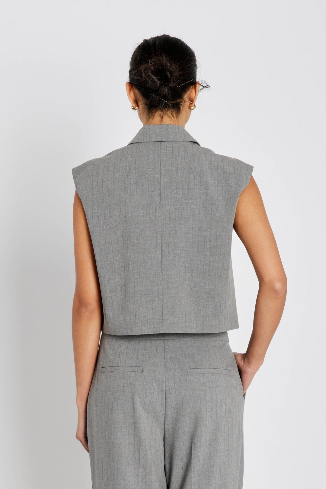 Bruuns Bazaar Women LataniaBBLinis waistcoat Vest Grey