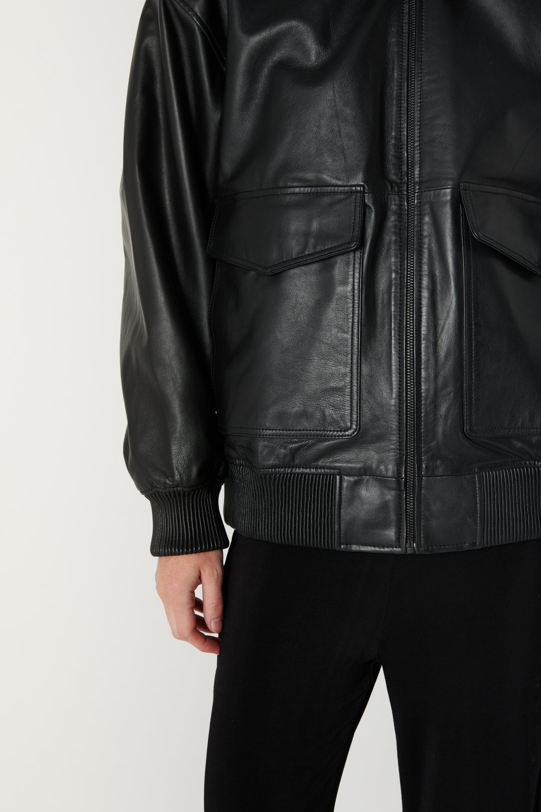 Bruuns Bazaar Women LeatherBBpilot jacket Outerwear Black