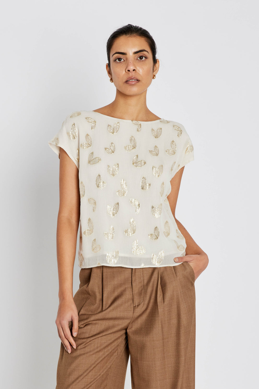 Bruuns Bazaar Women LicualaBBAloa blouse Blouse Moonbeam
