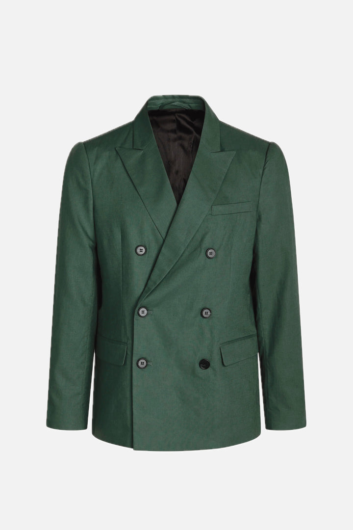 Bruuns Bazaar Men LinoBBDouble blazer Blazer Frosty Spruce