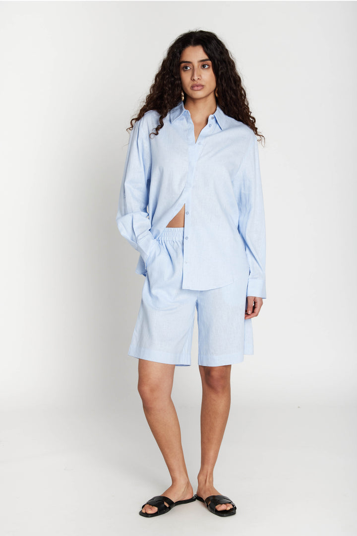 Bruuns Bazaar Women LinvisBBZalius shorts Shorts Eventide Blue