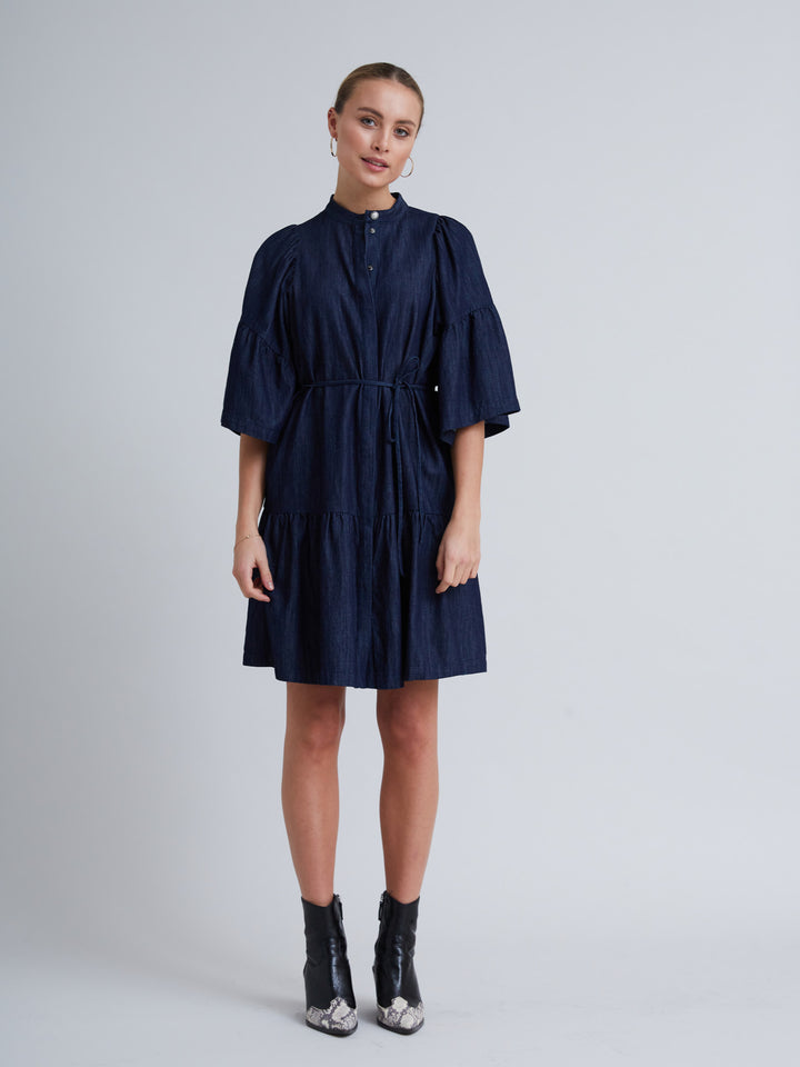 Bruuns Bazaar Women LobeliaBBImila dress Dress Blue Denim