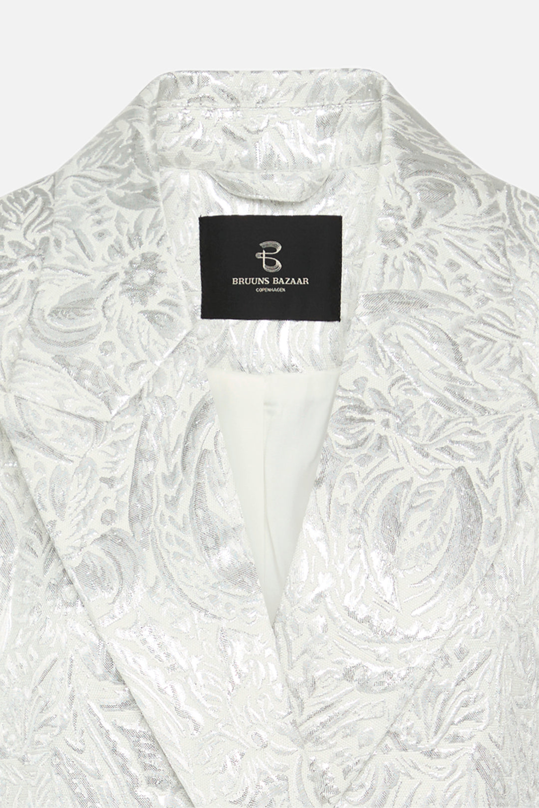 Bruuns Bazaar Women MacluarBBGrande blazer Blazer White w Silver