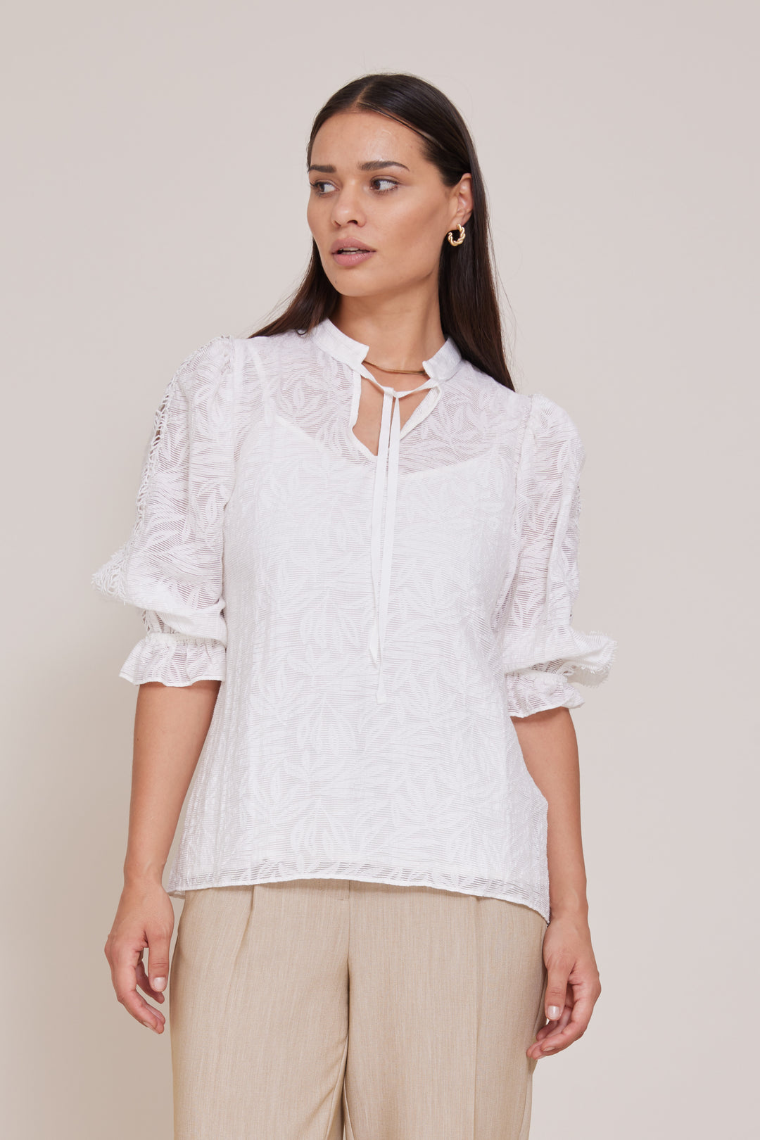 Bruuns Bazaar Women MacluraBBImiras blouse blouse Snow White