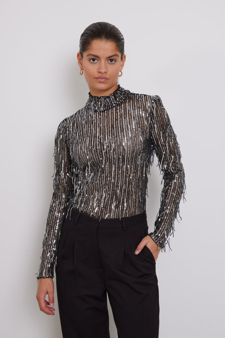 Bruuns Bazaar Women MeadowBBAniqa blouse blouse Black / silver