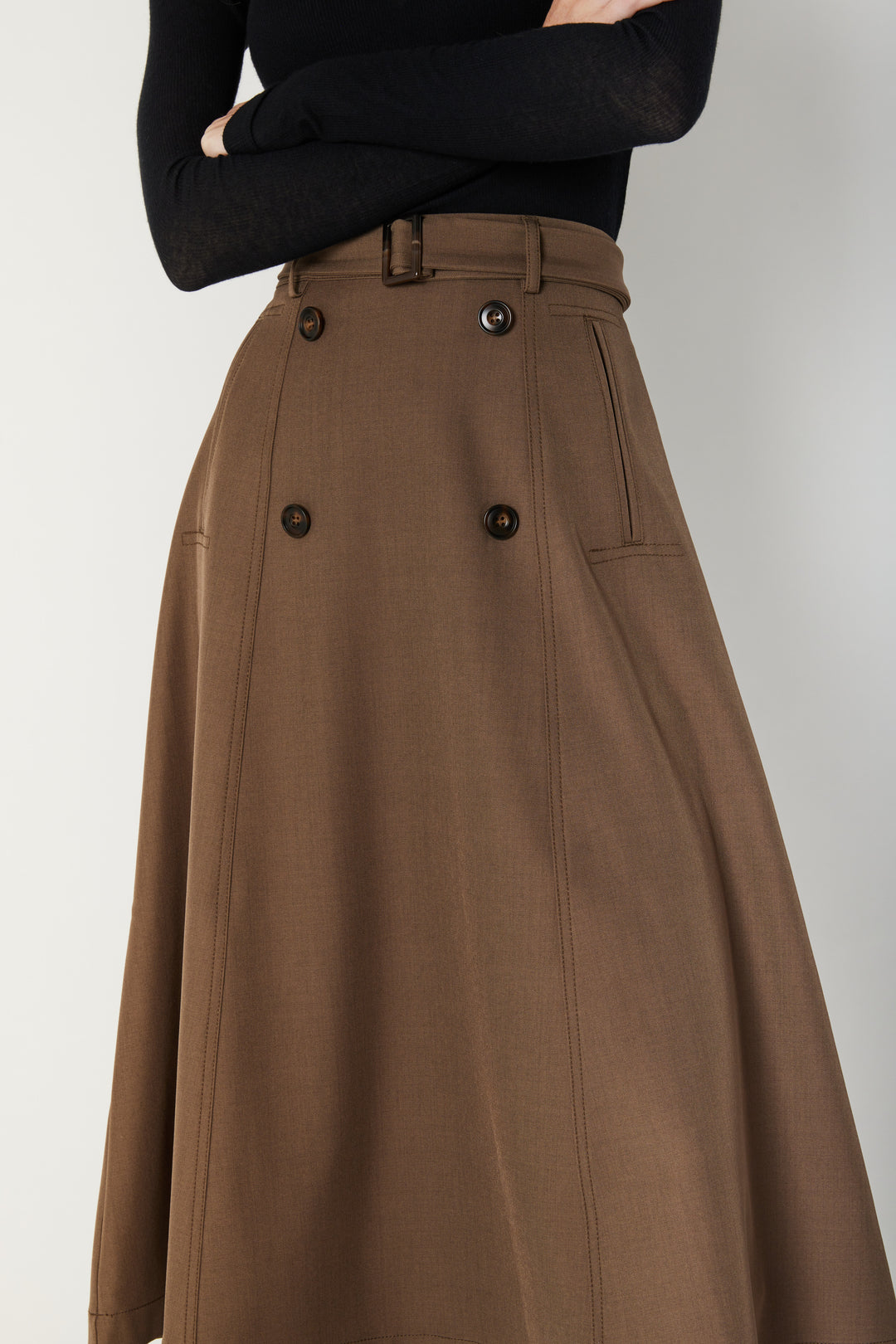 Bruuns Bazaar Women MedemiaBBTuri skirt Skirt Earth Brown