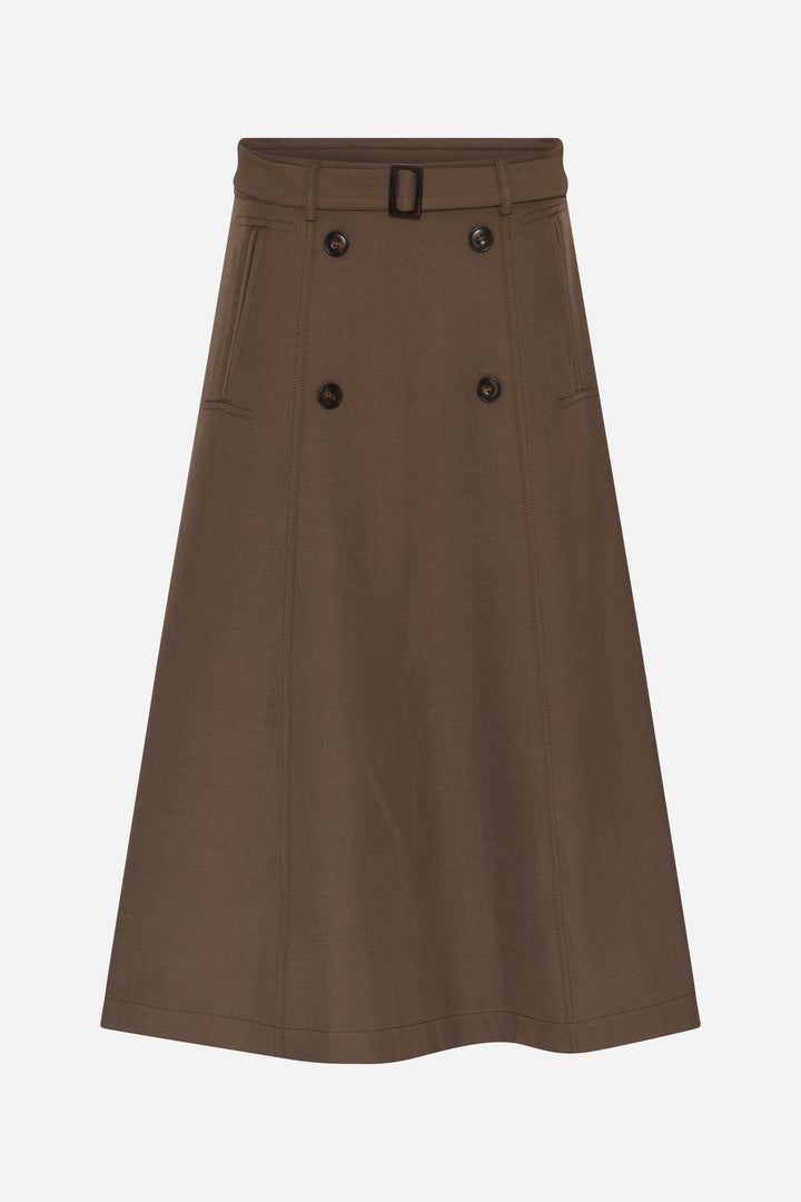 Bruuns Bazaar Women MedemiaBBTuri skirt Skirt Earth Brown