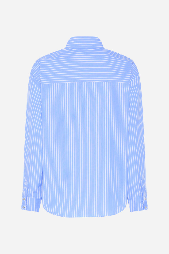 Bruuns Bazaar Women MesquiteBBBela shirt Shirts Blue Stripe