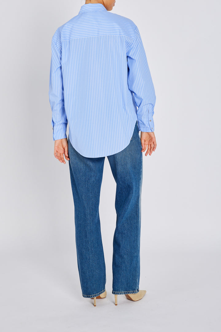 Bruuns Bazaar Women MesquiteBBBela shirt Shirts Blue Stripe