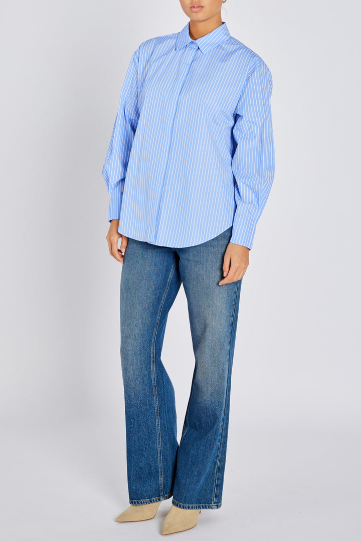 Bruuns Bazaar Women MesquiteBBBela shirt Shirts Blue Stripe