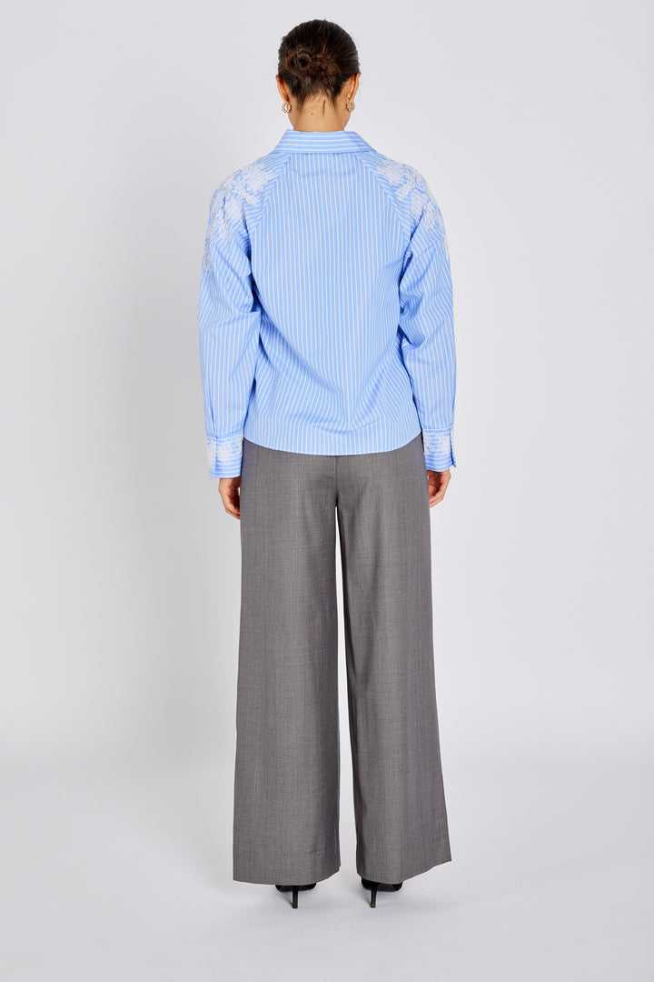 Bruuns Bazaar Women MesquiteBBKaloe blouse Blouse Blue Stripe