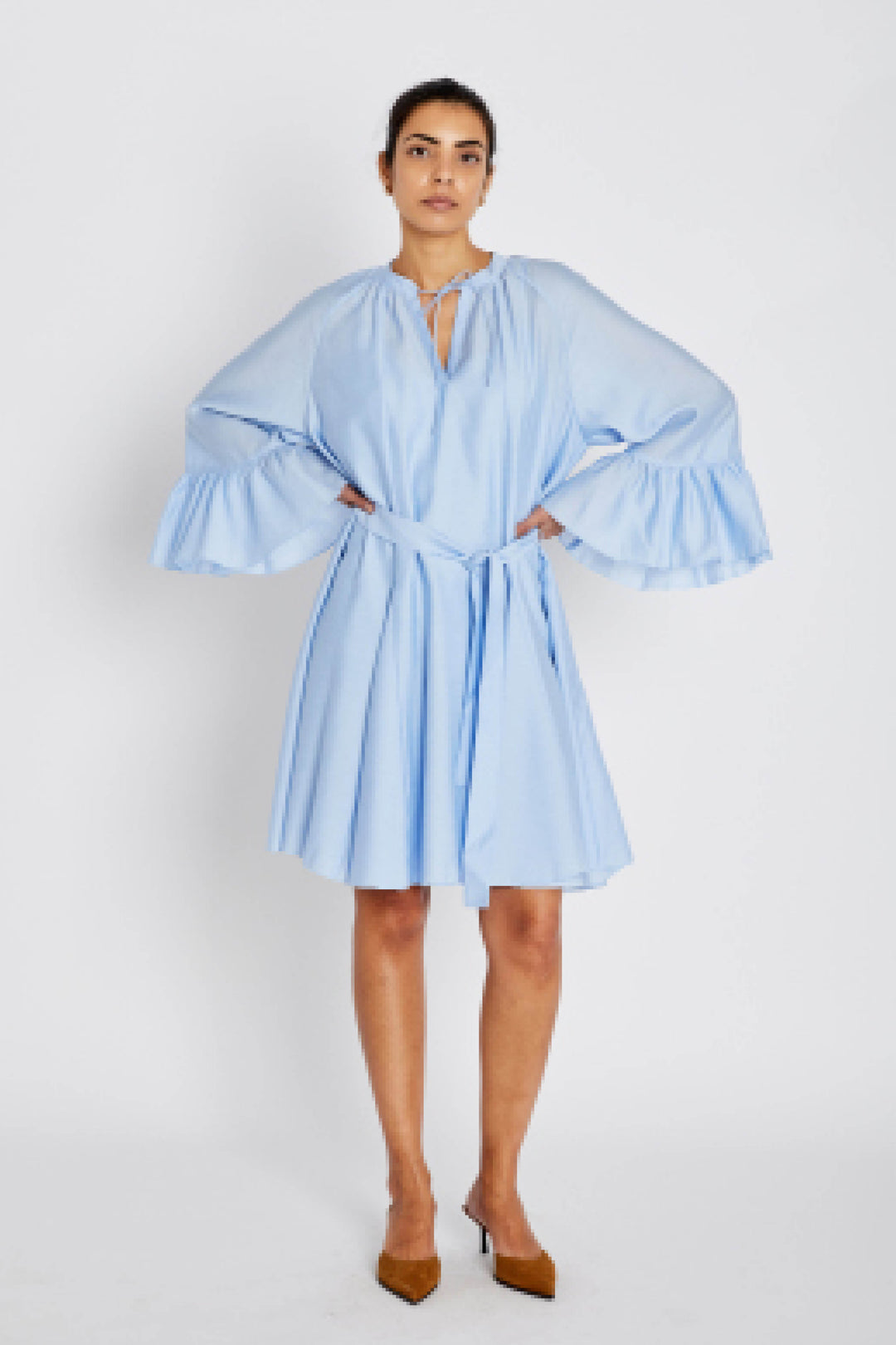 Bruuns Bazaar Women NengaBBSyrena dress Dress Light blue