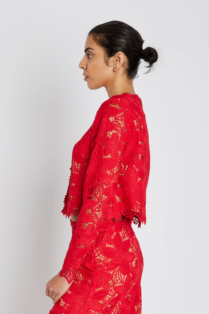 Bruuns Bazaar Women NypaBBToqa jacket Blazer True Red
