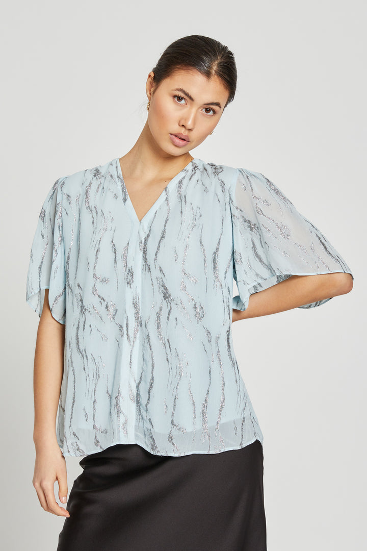 Bruuns Bazaar Women OdiaBBMajlys blouse blouse Summer Sky