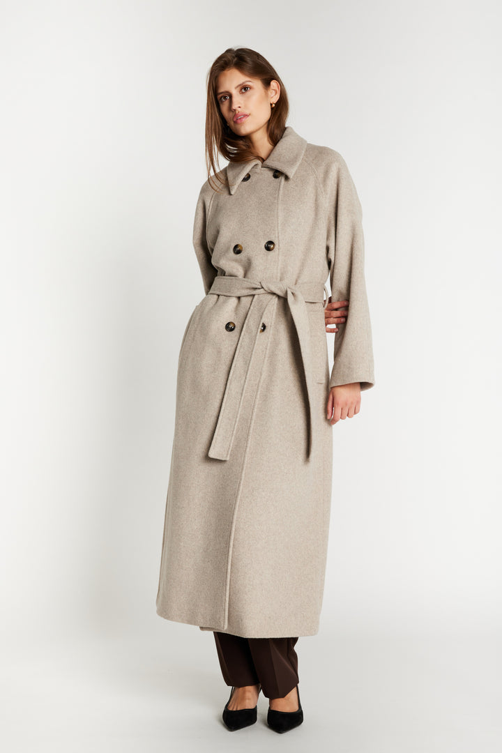 Bruuns Bazaar Women OranioBBBAuvira coat Outerwear .Sand