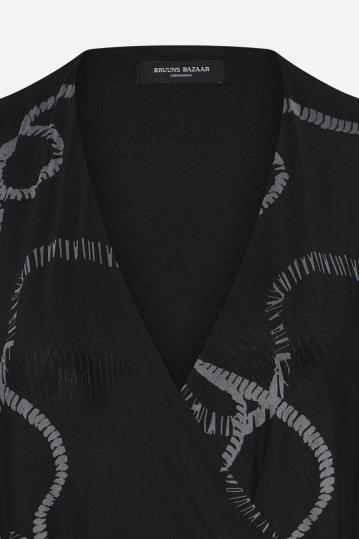 Bruuns Bazaar Women PhloxBBNora dress Dress Black robe print
