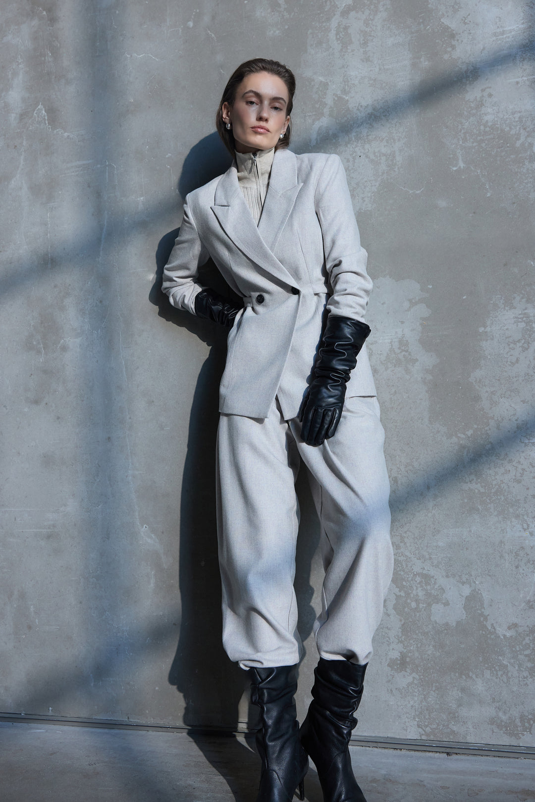 Bruuns Bazaar Women PhorbeBBSahna blazer Blazer Light grey melange