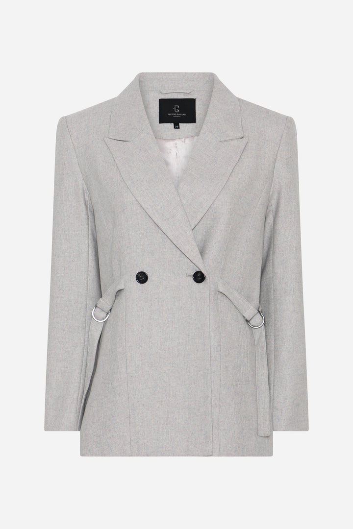 Bruuns Bazaar Women PhorbeBBSahna blazer Blazer Light grey melange