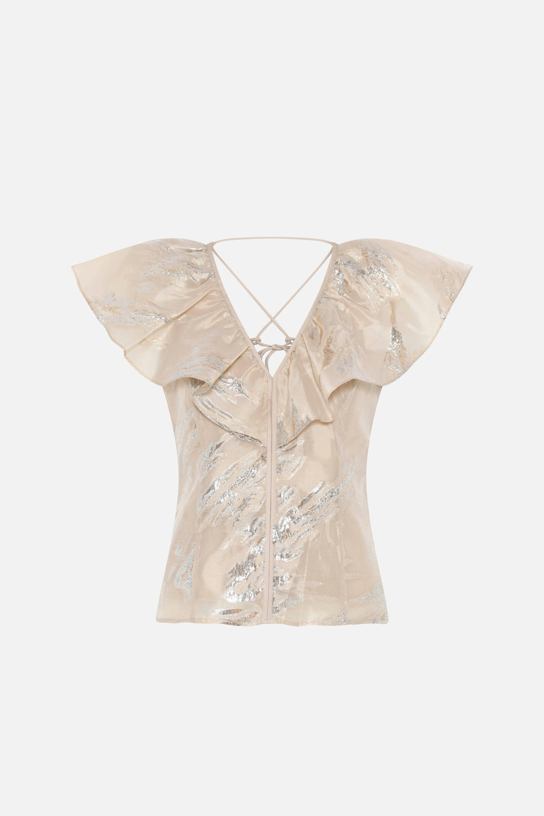 Bruuns Bazaar Women PlantagoBBOlla top Blouse Light Gold