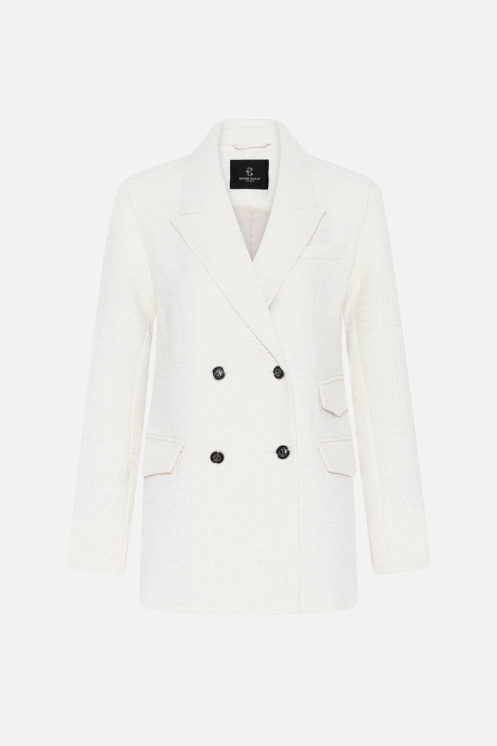 Bruuns Bazaar Women PlatanusBBLinday blazer Blazer Snow White