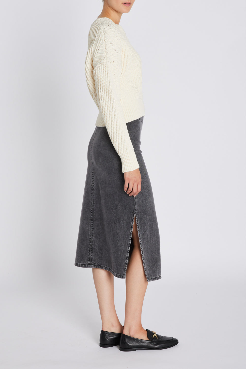 Bruuns Bazaar Women PlatieBBEmmi skirt Skirt Grey denim