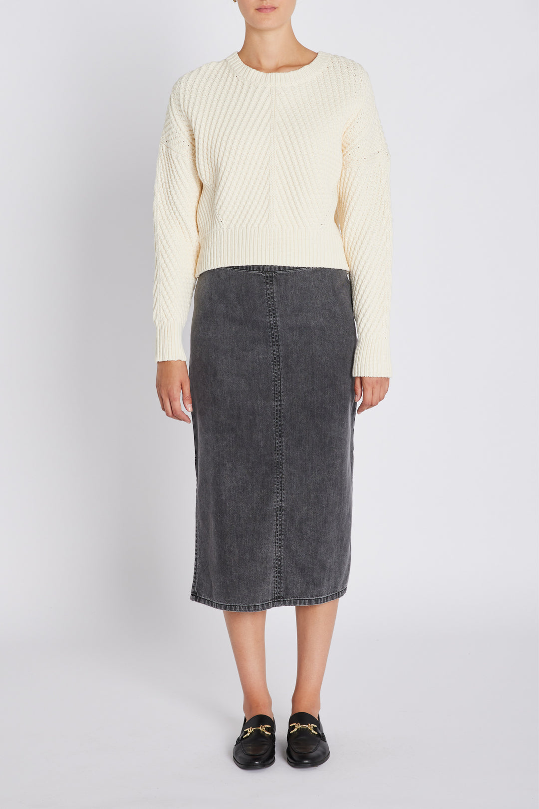 Bruuns Bazaar Women PlatieBBEmmi skirt Skirt Grey denim
