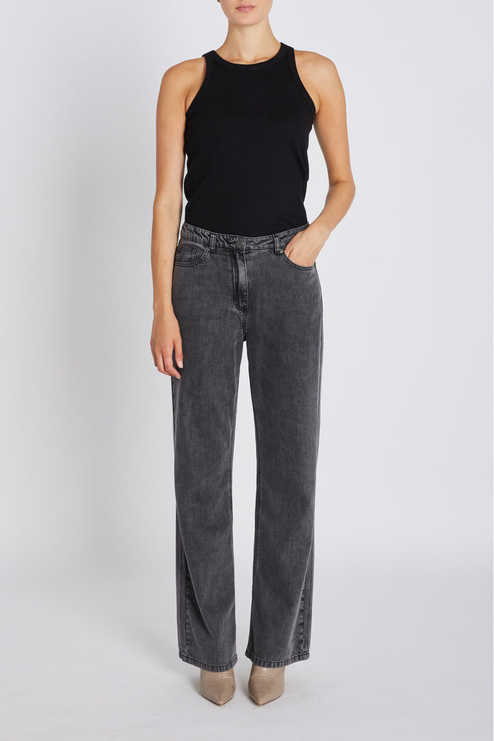Bruuns Bazaar Women PlatieBBLoose pants Pants Grey denim