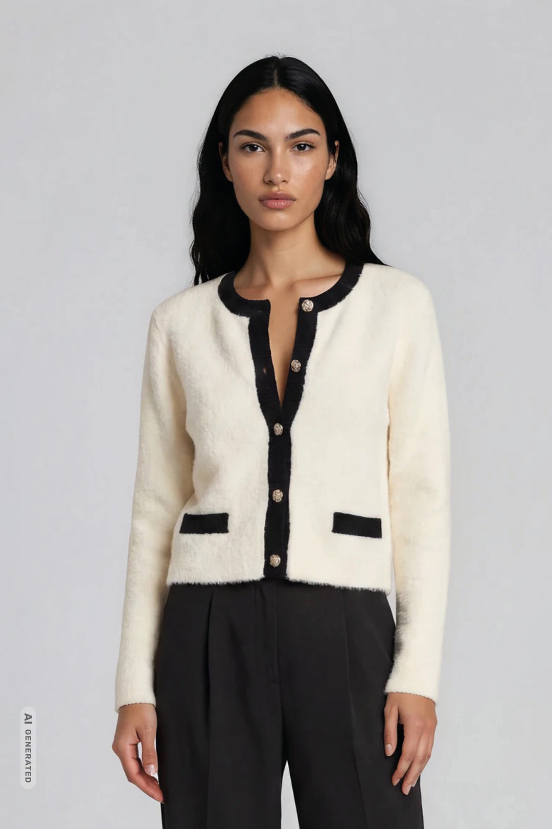 Bruuns Bazaar Women PompomBBFresia knit Knit Snow White