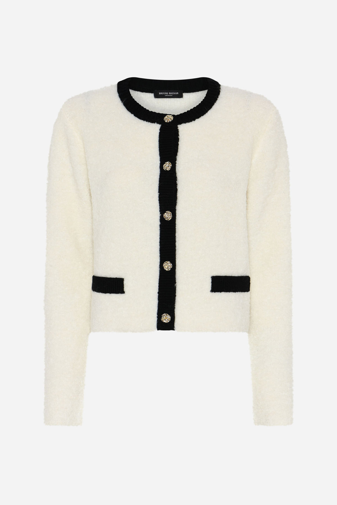 Bruuns Bazaar Women PompomBBFresia knit Knit Snow White