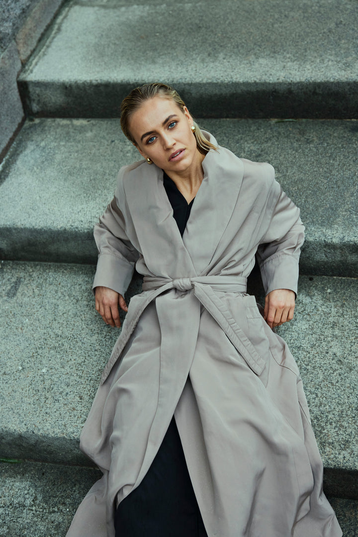 Bruuns Bazaar Women ReginaeBBMoanna coat Outerwear Fungi