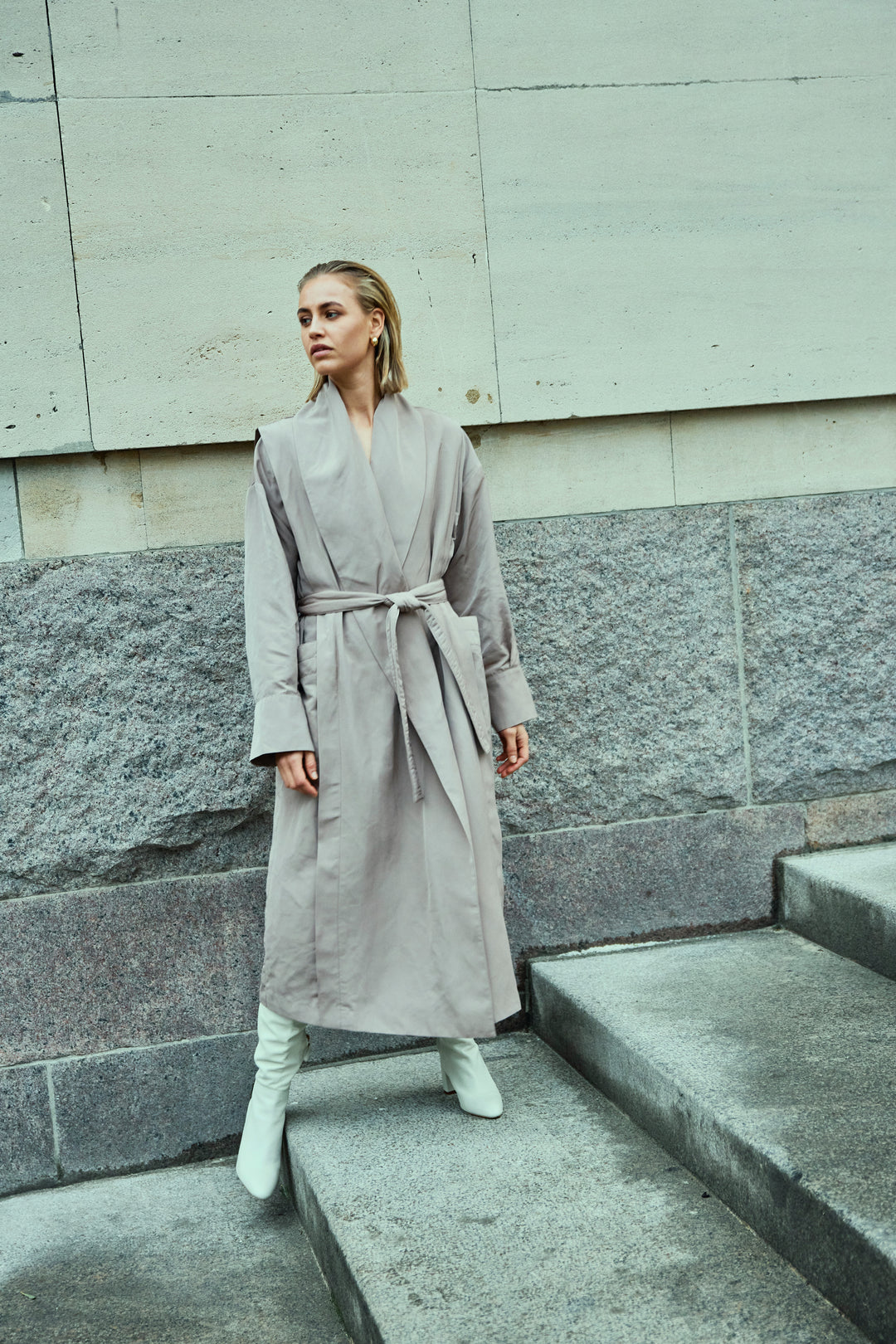 Bruuns Bazaar Women ReginaeBBMoanna coat Outerwear Fungi