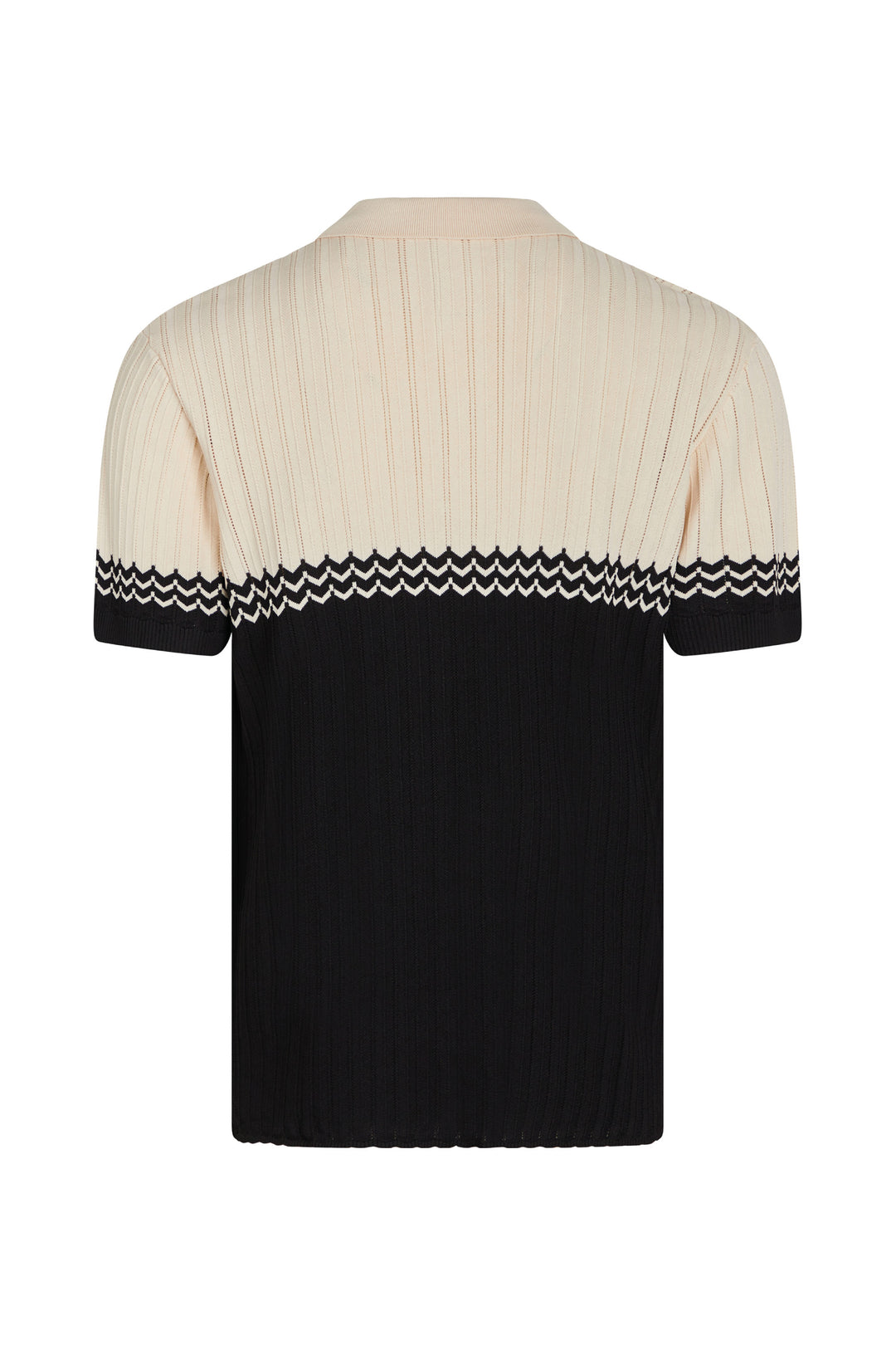 Bruuns Bazaar Men RiverBBSaint polo knit Knit Cream / Black