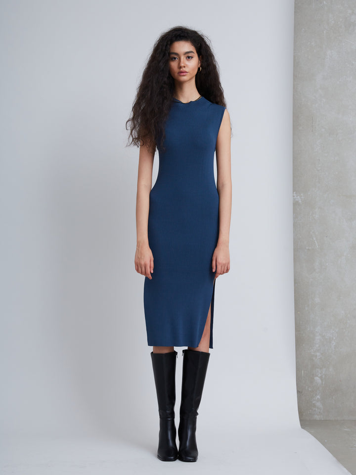 Bruuns Bazaar Women RiversBBAditia knit dress Dress Dark Blue