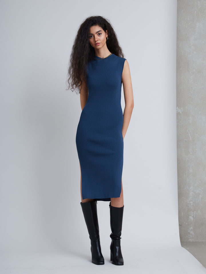 Bruuns Bazaar Women RiversBBAditia knit dress Dress Dark Blue