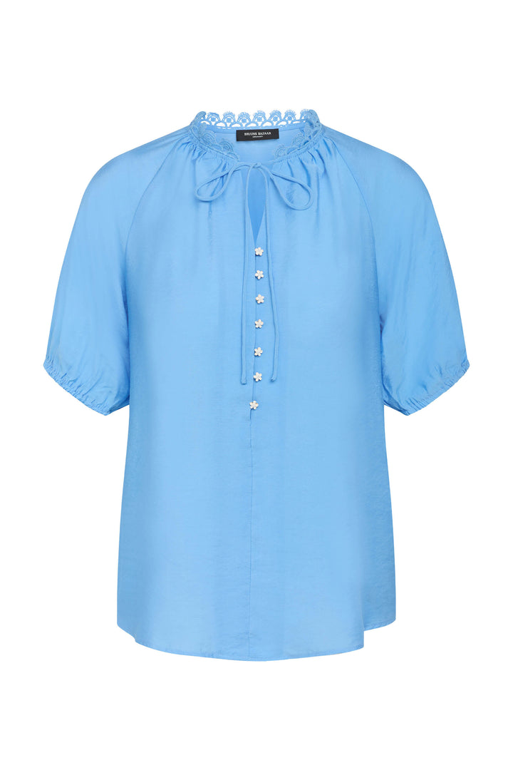 Bruuns Bazaar Women RosebayBBKarly shirt blouse Azure Blue