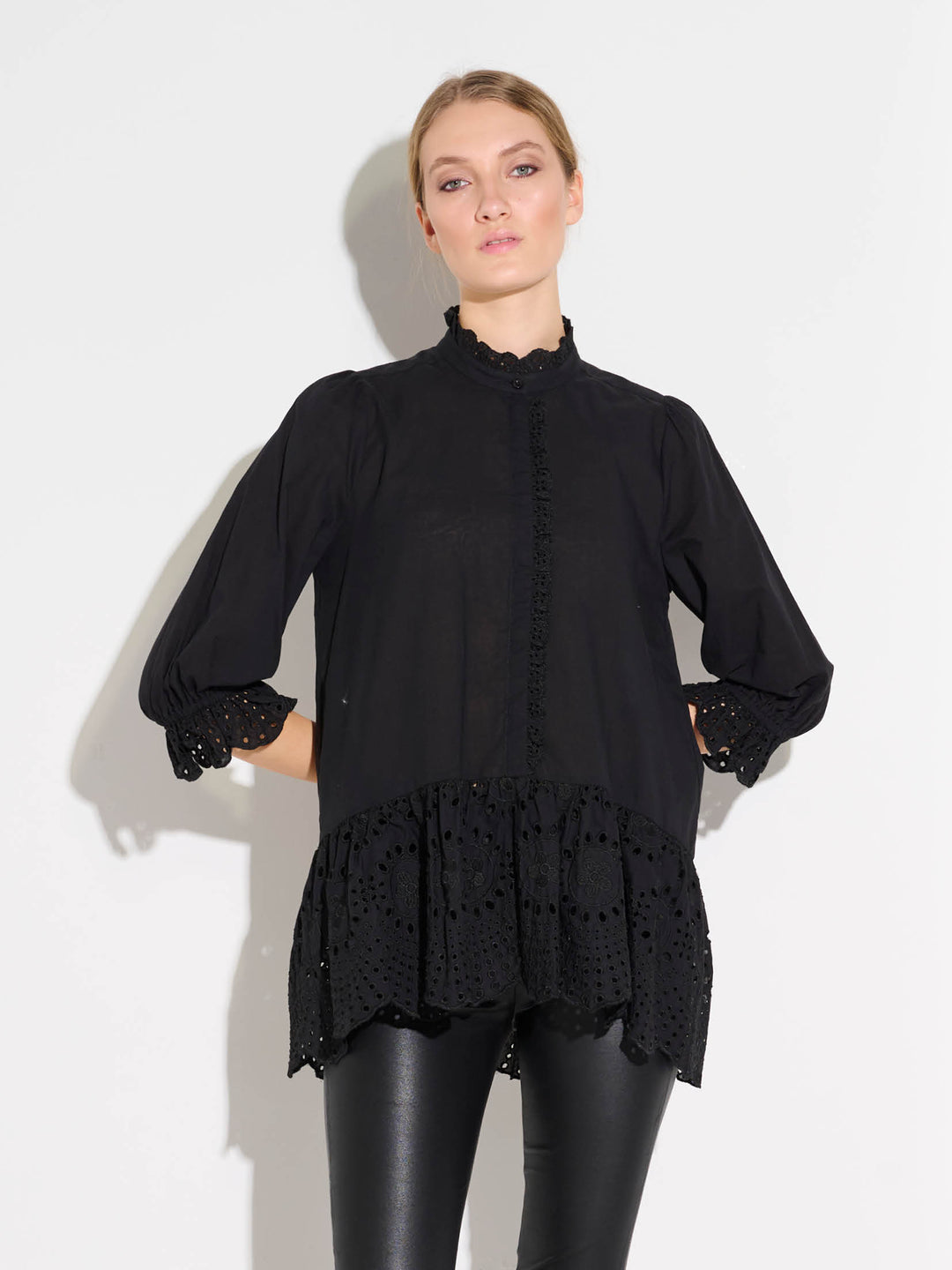 Bruuns Bazaar Women RosieBBDaniela tunic blouse Black